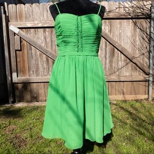 Shamrock green Alfred Angelo dress